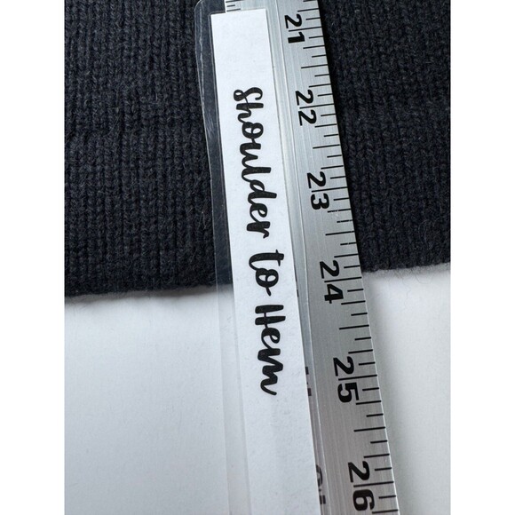 Like Love Cardigan Sweater Womens Large Black Rabbit Hair Lamb Wool Blend Cozy - Picture 10 of 12